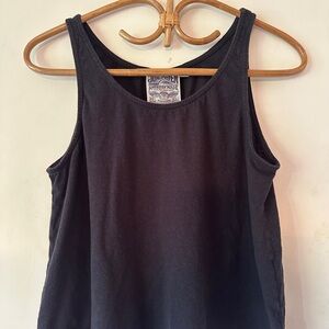 Jungmaven cropped tank top in black. Size small